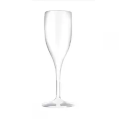 Πλαστικό ποτήρι SAN πισίνας 15cl λευκό.φ6x19,5cm (Σετ 12 τεμ) 77-11