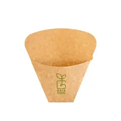 Χάρτινη θήκη Κρέπας, 6x18.5cm, μιας χρήσης, Plastic Free, GAIA (τιμή για 200 τεμάχια) P12781
