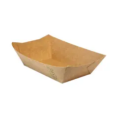 Χάρτινο Σκαφάκι, 13.5x8.5x5cm, μιας χρήσης, Plastic Free, GAIA (τιμή για 200 τεμάχια) P13170