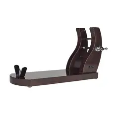 ​Ξύλινη βάση Προσούτο/Ζαμπόν, από πεύκο σε χρώμα μαόνι, 50x28x18.1cm, ARCOS.683200