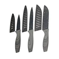 ΣΕΤ ΜΑΧΑΙΡΙΑ ΓΕΝΙΚΗΣ ΧΡΗΣΗΣ INOX ΜΕ ΠΛΑΣΤΙΚΗ ΓΚΡΙ ΛΑΒΗ ΕΦΕ ΞΥΛΟΥ ΚΑΙ ΘΗΚΕΣ ANKOR 824601