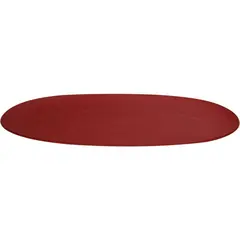 Δίσκος οβάλ FIBERGLASS, άθραυστος, 48x25.7xΥ2.2cm,  (τιμή για 6 τεμάχια) εξαιρετικής ποιότητας, μπορντώ. 520/FU