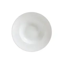 Πιάτο Ζυμαρικών πορσελάνης 27cm, Σειρά VECTOR, λευκό, LUKANDA (τιμή για 6 τεμάχια) VCW-PP-27