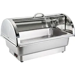 Ηλεκτρικό μπαιν μαρί 800W GN1/1, με καπάκι Roll Top 55x35x33cm (Εξωτερικές Διαστάσεις) ECD09C