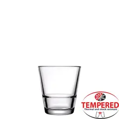 ​Γυάλινο Ποτήρι Χαμηλό, 29.5cl, στοιβαζόμενο, φ8.9x9.8cm, Tempered, GRANDE, PASABAHCE (τιμή για 12 τεμάχια) PAS.52060