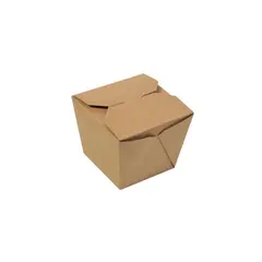 ​Χάρτινο κουτί Pasta, Kraft, 8.5x8.5x9cm, μιας χρήσης, ROIS Bros (τιμή για 40 τεμάχια) P011481/P007280