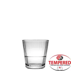 ​Γυάλινο Ποτήρι Χαμηλό, 29cl, στοιβαζόμενο, φ8.9x9.8cm, tempered GRANDE SUNRAY, PASABAHCE (τιμή για 12 τεμάχια) PAS.520060