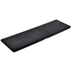 ​Πιατέλα (Δίσκος) μελαμίνης, GN2/4, 52.5x16.5xΥ2cm, 560gr, μαύρη GRM-458/BLACK