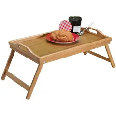 Δίσκος σερβιρίσματος Room Service, Πτυσσόμενος, 68x30x21cm, Bamboo E-3772