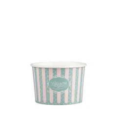 Κύπελο Παγωτού Χάρτινο 12oz, σχέδιο Patisserie, Intertan φ10x7.5cm (τιμή για 100 τεμάχια) Q0012PN