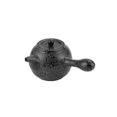 ​Japan Pot (Σωσιέρα) πορσελάνης με χερούλι, 17.7xΥ9.3cm, 410ml, μαύρο TW8814