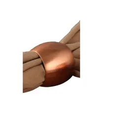 Δαχτυλίδι INOX, υψηλής ποιότητας mirror γυάλισμα, χάλκινο, Buffet Choice (τιμή για 12 σετ) MX-W179