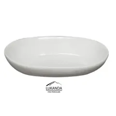 Δίσκος Βουτύρου πορσελάνης 11.5x8cm, Σειρά BRILLO (τιμή για 6 τεμάχια) LBR-BL-11.5