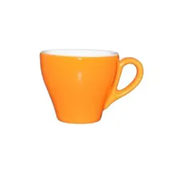 Φλυτζάνι πορσελάνης 90cc, πορτοκαλί, σειρά Rio, LUKANDA (τιμή για 6 τεμάχια) CP1-09/OR