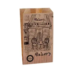 Σακούλα Kraft Σχέδιο Bakery 15x28cm (τιμή για 10kg). 70.02.22