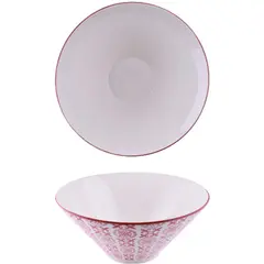 Μπωλ Πορσελάνης κωνικό φ23x10cm, Σειρά ALJIBE, Κόκκινο, COK-ALAR (τιμή για 12 τεμάχια) 200-0009