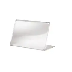 Θήκη Plexi Glass μίας όψης (σχήμα L), 10xΥ7cm (A7) (τιμή για 4 τεμάχια) PGTS-1007