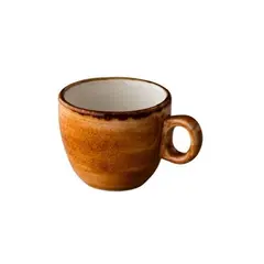 Φλυτζάνι πορσελάνης 80cc, Σειρά Jersey, πορτοκαλί, Q AUTHENTIC (τιμή για 6 τεμάχια) QU94554