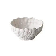 Μπωλ βαθύ Stoneware BUBBLE, φ14.5xΥ7cm, λευκό, RAW Σχεδιασμένο απο τον Rens van Toorn. (τιμή για 6 τεμάχια) RD18801