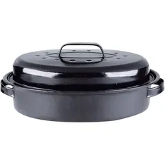 Γάστρα οβάλ εμαγιέ, 45x35x15.5cm JM-C04