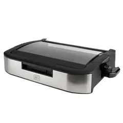 Ηλεκτρική τοστιέρα/γριλιέρα (barbeque), με αντικολλητική σχάρα 35x24cm (επίπεδη & με ραβδώσεις), 1800W, BOJ Spain BOJ.05100004