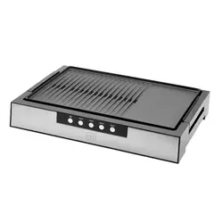 Ηλεκτρική τοστιέρα/γριλιέρα (barbeque), με αντικολλητική σχάρα 43x30cm (επίπεδη & με ραβδώσεις), 2200W, BOJ Spain BOJ.05100204