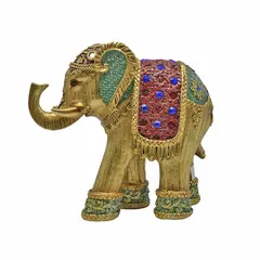 ΕΛΕΦΑΝΤΑΚΙ ΠΟΛΥΕΣΤΕΡΙΚΟ ΧΡΥΣΟ ΠΕΤΡΟΛ 18,5x8x17εκ.ANKOR 829101