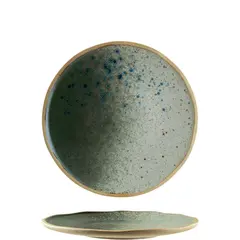 Πιάτο ρηχό πορσελάνης 28cm, ακανόνιστο σχήμα, GAIA, BONNA (τιμή για 4 τεμάχια) GAI28DZ