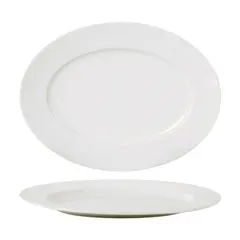 Πιάτο Οβάλ Πορσελάνης, 36cm, λευκό, Σειρά Fine Plus, BARALEE (τιμή για 6 τεμάχια) 095261A-G001