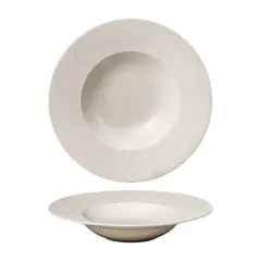 Πιάτο Βαθύ Πορσελάνης, φ27cm, κρεμ ματ σαγρέ, Σειρά Fine Plus, BARELEE (τιμή για 12 τεμάχια) 095191A-L010