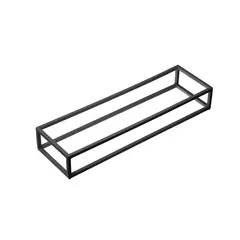 Βάση μεταλλική μαύρη, GN2/4, 53x16xΥ8cm, σειρά Venezia, Leone T0584.Z