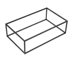 Βάση μεταλλική μαύρη, GN1/1, 53x32.5xΥ16cm, σειρά Venezia, Leone T0587.Z