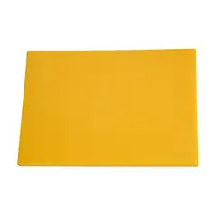 Πλάκα Κοπής Πολυαιθυλενίου HDPE500, κίτρινη, 60x40x2cm, HDPE-60X40X2/YE