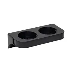 Μαγνητική βάση, Διπλή, μαύρη πλαστική, Papoutsanis (τιμή για 2 τεμάχια) MGN-0612401