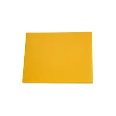 Πλάκα Κοπής Πολυαιθυλενίου HDPE500, κίτρινη, 36x25.5x1.2cm, Κίνας HDPE-36X25.5X1.2/YE
