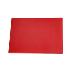Πλάκα Κοπής Πολυαιθυλενίου HDPE500, κόκκινη, 50x30x1.5cm, Κίνας HDPE-50X30X1.5/RD