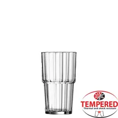 Γυάλινο Ποτήρι Ψηλό 32cl, φ7.4x12.5cm, Στοιβαζόμενο, Τempered, NORVEGE, ARCOROC (τιμή για 6 τεμάχια) NORVEGE HB/32CL