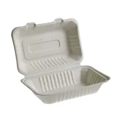 Δοχείο τροφίμων, 700ml, 23x15cm, από ζαχαροκάλαμο, (τιμή για 100 τεμάχια)  Μίας Χρήσης, Leone Q2023