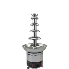 Ηλεκτρικό Σιντριβάνι Σοκολάτας Φόντυ, 4Kg, 5 επίπεδα, Φ33x68cm, 300W, KARAMCO ET-QL-5/68