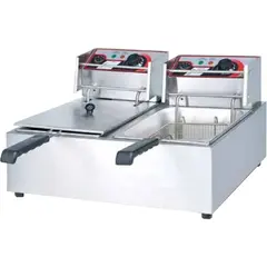 Φριτέζα Διπλή, 6+6lt Λάδι, 2x2500W, 190°C, KARAMCO ΟΤ-82