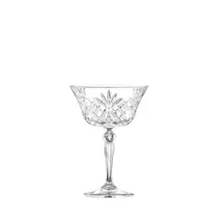 Ποτήρι Κρυσταλλίνης Σαμπάνιας Coupe 26cl, φ11.2x16.1cm, RCR Ιταλίας (τιμή για 6 τεμάχια) MELODIA COUPE/26CL