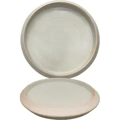 Πιάτο πορσελάνης με κάθετα πλαϊνά, φ28.5xΥ3cm, σειρά Fusion, Prego (τιμή για 6 τεμάχια) P-FU-2-RV28.5