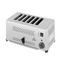 Φρυγανιέρα-Τοστιέρα με αυτόματη εξαγωγή, 6 Θέσεων, 2500W, INOX, KARAMCO ET-DS-6A