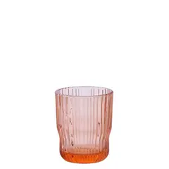 Γυάλινο ποτήρι νερού, 25cl EVENT, φ8xΥ9.7cm, κοραλί (τιμή για 24 τεμάχια) EV.849009