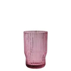 Γυάλινο ποτήρι σωλήνας, 35cl EVENT, φ8xΥ12cm, μωβ (τιμή για 24 τεμάχια) EV.849004