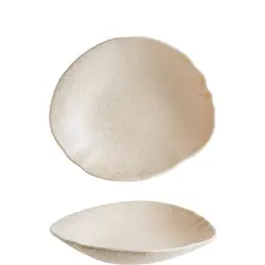 Πιάτο Βαθύ πορσελάνης, ακανόνιστο σχήμα, 27cm-1700cc, Sahara Tone, BONNA (τιμή για 6 τεμάχια) SHATON27CK
