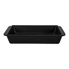 Cast iron ταψί-δίσκος, μαύρο, ορθογώνιο 21x31cm, σμάλτο 1 στρώσεως, 1 ψήσιμο, 2.8kg, LAVA LV.P.TP.2133.K