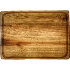 Ξύλινο πλατό με Λούκι, από ξύλο Καστανιάς, 45x30x1.9cm KS-0020232