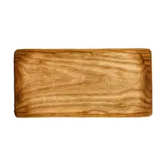Ξύλινο σκαμμένο πλατό σερβιρίσματος, από ξύλο Καστανιάς, 35x17xΥ1.9cm SP-0020163
