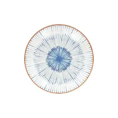 Πιάτο ρηχό Μελαμίνης, φ25.5cm, με σχέδιο, Morleos (τιμή για 6 τεμάχια) MORLEOS.B796/CROSS